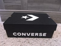 Empty Converse Shoe Box Black without lable just box - NEW - No Shoes