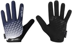 Force Angle MTB Sommer Handskar Navy Blå/Svart - Storlek X-Small