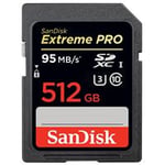 Sandisk SanDisk SDXC Extreme Pro 512GB 170mb/90mb U3 V30