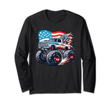 American Monster Truck: Flagged Fury Long Sleeve T-Shirt