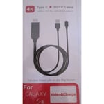 Cable usb C type C vers HDMI + USB CAble