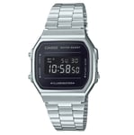 Casio Classic Digital Watch Silver with Black Case│Alarm│Splash Resistant│34mm