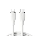 SiGN USB-C till Lightning Kabel 30W, 2m - Vit