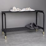 Nordic Furniture Group Basse skohylla metall svart
