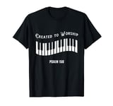 Clasical Music Keyboards Piano Player Worship Band Christian T-Shirt