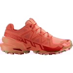 Salomon Women's Speedcross 6 Emberglow/Fusion Coral/Flame Scarle, 39 1/3