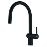 Franke ACTIVE J SPOUT PULL-OUT SPRAY MB Active J Spout Pull-Out Spray Tap - MATTE BLACK