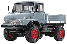 TAMIYA, Plastique - 58692 1:10 RC MB Unimog 406 U900 (CC-02) - Voiture télécommandée - Véhicule RC - Modèle de modélisme - Kit à Monter - Modèle en kit - Bleu