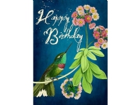 Madame Treacle B6-carnet med kuvert Kolibri födelsedagsfest