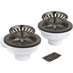 GROHE bottenventil 1 1/4 t/kv borstad hård grafit