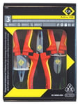 C.K T3805 VDE Pliers and Cutter, Red/Yellow, Set of 3 Pieces