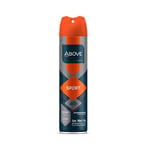 ABOVE 48 Hours Antiperspirant Deodorant, Sport, 3.17 oz - Dry Spray Deodorant for Men - Floral Scent - Antiperspirant Spray - No Stain - Cruelty-Free
