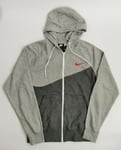 Nike Mens Full Zip Hoodie - Grey - Medium - RRP £67.95