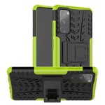 BeyondTop Case Rugged Armor for Samsung Galaxy S20 FE 5G Back Cover Shockproof with Kickstand Function Bumper Protective Phone Case for Samsung Galaxy S20 FE 5G-Green