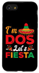 Coque pour iPhone SE (2020) / 7 / 8 I'm Dos Let's Fiesta Sombrero 2 ans 2ème anniversaire enfant