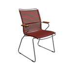 CLICK Dining Chair Tall Back - Paprika