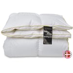 Lyxigt gåsduntäcke 140x220 cm - Helårstäcke med 100 % gåsdun - Borg Living Guldtäcket