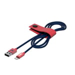 Tribe USB to Lightning Sync&Charge Cable Marvel Avengers Spiderman, for Apple iPhone (Apple MFi Certified), 120 cm, CLR21605