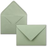 50 st Kuvert i Eucalyptusgrön, 18,4 x 13,4 cm, DIN C5 kuvert