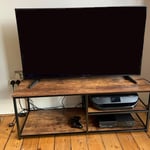 Industrial Style Tv Cabinet Media Storage Unit Stand Coffee Table Retro Console