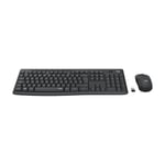 Logitech MK295 trådlöst tangentbord och mus, grafitgrå