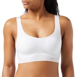 Sloggi Women's Sloggi Zero Feel Ex Crop Top, White, L UK