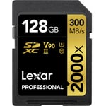 Lexar Pro 2000x UHS-II 128 Gt SDXC-minneskort