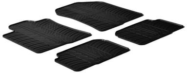 Gummimattor lampliga for Toyota Corolla Verso 20042009 TDesign 4delad monteringsklammor