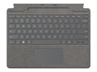 Microsoft Surface Pro Signature Keyboard Platimun Microsoft Cover port QWERTY Nordic