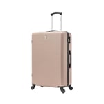 CELIMS - Resväska Storlek 75cm | Incheckat bagage 23kg | Inbyggd lås | ABS | Champagne Champagne