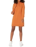 The Drop Iona Mini-robe sweat-shirt à capuche et manches longues pour Femme, Adobe, XXL Grande taille