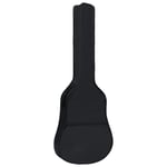 vidaXL Gitarrfodral för 1/2 klassisk gitarr svart 94x35 cm tyg 70157