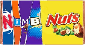 Numb Nuts Chocolate Novelty Wrappers Insults Valentines Day Love Gift Present Rude Funny (Chocolate BAR NOT Included)