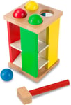 Melissa & Doug Pound & Roll Tower - Deluxe Wooden Hammer Game for Youngsters