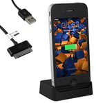 Mumbi USB Docking Station with Line Out and USB Data Cable for iPhone 4 / 4S