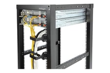 StarTech.com 2.4 x 3.9in Vertical Cable Management D Ring - 1.5U Metal D-Ring Hooks - Wire Organizer for 2 or 4-Post Network/Server Racks (CMHOOKMW) - kabelhanteringsring - 1U