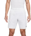 NIKE Men's Nikecourt Dri-fit Advantage Shorts, White/Black, XXL
