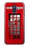 Classic British Red Telephone Box Case Cover For Samsung Galaxy A6 (2018)