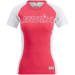 Swix RaceX Light T-skjorte Dame Cherry Berry/Bright White, L