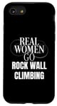 Coque pour iPhone SE (2020) / 7 / 8 Funny Rock Climbing Real Women Go Rock Wall Climbing