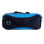 Phone bag Multi-functional Sports Waterproof Waist Bag for Under 6 Inch Screen Phone, Size: 22x10cm (Black) Asun (Color : Black Blue)