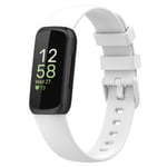 Silikonarmband till Fitbit Inspire 3 - Vit, stl. L