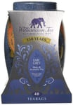 Williamson Elephant Tea Caddy Containing Earl Grey Tea Bags - 100g - 40 Luxury Tea Bags - Tea Bag Caddy