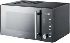 Vytronix B25M Digital Microwave Oven 25L 900W 5 Power Level Freestanding Black