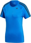 Adidas Ladies Top Designed 2 Move 3 Stripes T-Shirt, Multicolored, M