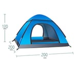 shunlidas large family camping tents 3-4 Person Portable Tent Waterproof Tent Shelter Outdoor Picnic Hiking Fishing Recreation Party Ten