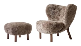 Little Petra VB1 Incl. Pouf - Sheepskin Sahara/Walnut