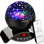 Qumax - jamais utilise] Star projector black - Starry Sky Projection for Kids - party light / disco light - Galaxy projector - led