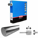 Elvedes 1x19 Stainless N-nipple 4x4 Växelvajer 100 Enheter