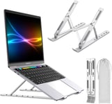 YA MI Laptop Stand, Aluminum Ventilated Stand,Lightweight Notebook Riser for Dell XPS, HP, More 10-15.6” Laptops Tablet
